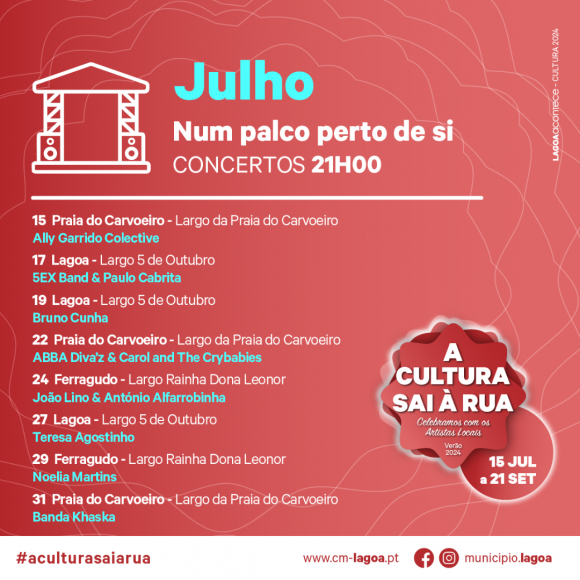 A Cultura sai &agrave; rua em Lagoa