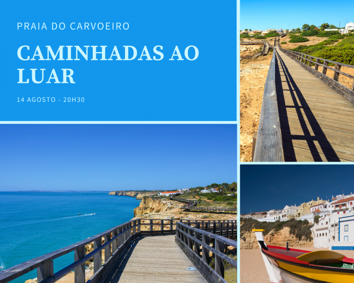 Praia do Carvoeiro acolhe a &uacute;ltima etapa das Caminhadas ao Luar 2024