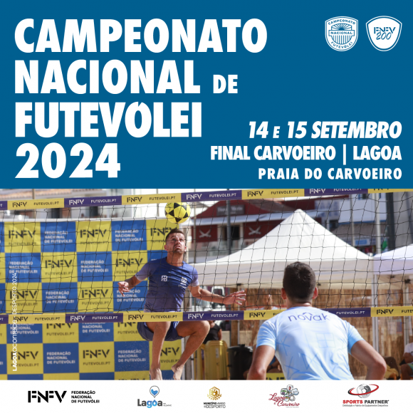 Final do Campeonato Nacional de Futev&oacute;lei 2024 na Praia do Carvoeiro