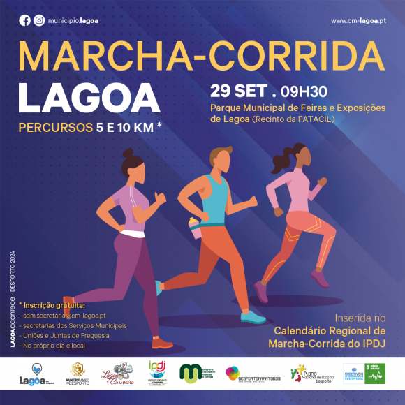 Marcha Corrida de Lagoa a 29 de setembro Marcha Corrida de Lagoa a 29 de setembro