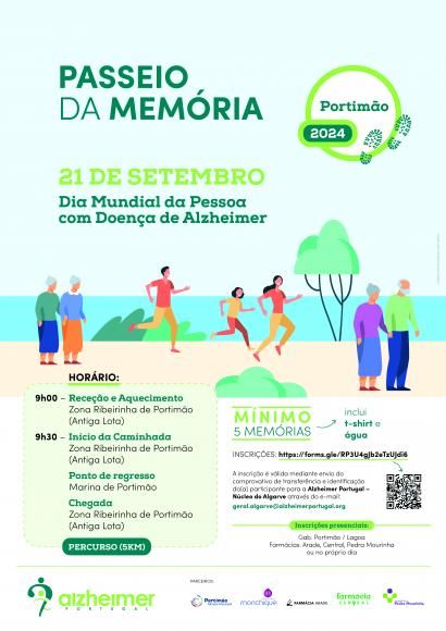 Caminhada Solid&aacute;ria do Dia Mundial da Pessoa com Doen&ccedil;a de Alzheimer