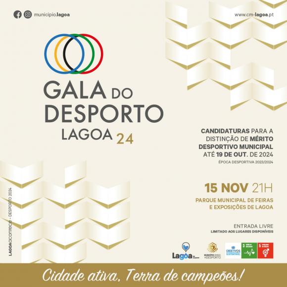 Gala do Desporto 2023/2024 Mérito Desportivo Municipal Gala do Desporto 2023/2024 Mérito Desportivo Municipal
