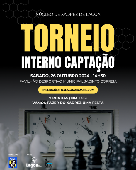 TORNEIO DE XADREZ INTERNO DE CAPTAÇÃO TORNEIO DE XADREZ INTERNO DE CAPTAÇÃO