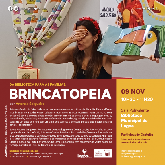 Da Biblioteca para as Famílias: "Brincatopeia" Da Biblioteca para as Famílias: "Brincatopeia"