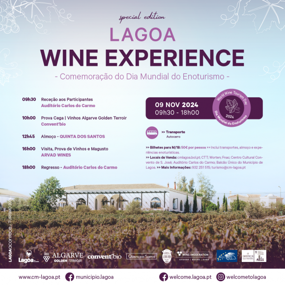 Lagoa Wine Experiences - Celebra&ccedil;&otilde;es do Dia Mundial do Enoturismo