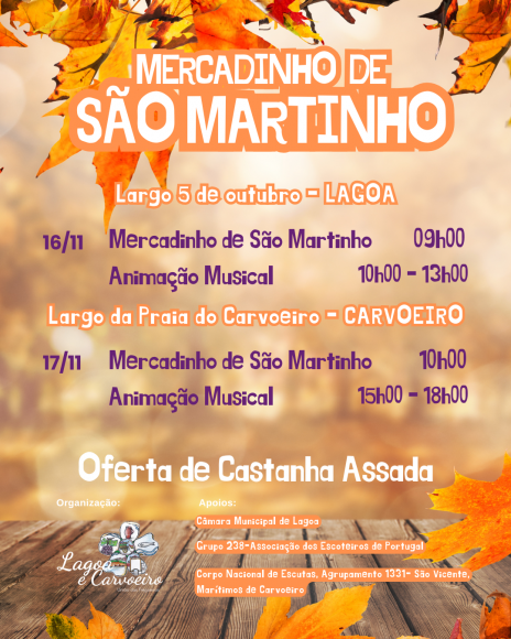 Mercadinho de S&atilde;o Martinho em Lagoa e Praia do Carvoeiro
