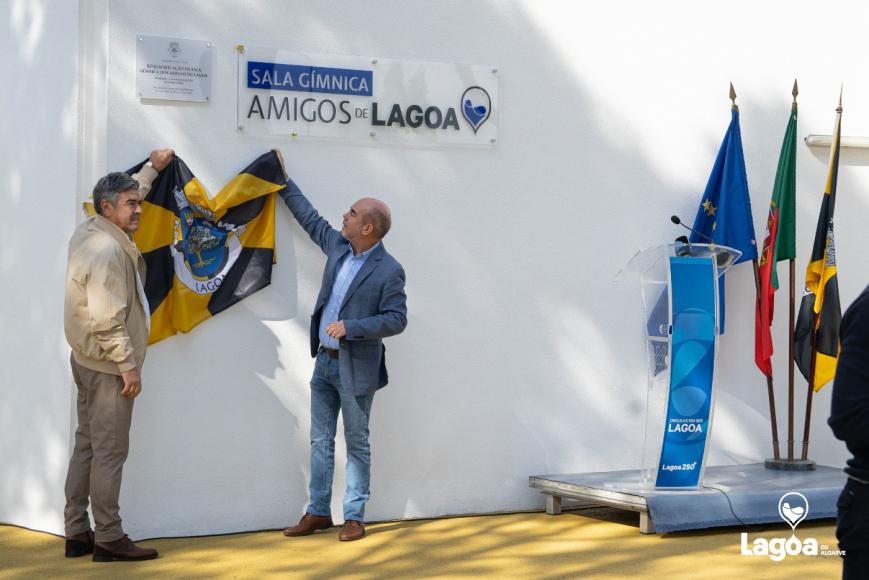 Município de Lagoa inaugurou a Sala Gímnica “Amigos de Lagoa” Município de Lagoa inaugurou a Sala Gímnica “Amigos de Lagoa”