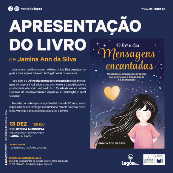 Ciclo de palestras liter&aacute;rias &ldquo;Celebrando a Liberdade&rdquo; com Afonso Reis Cabral na Biblioteca Municipal de Lagoa