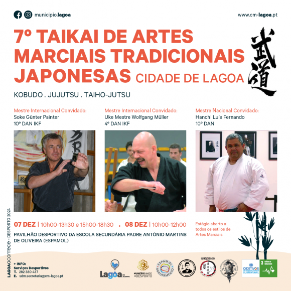 7&ordm; Taikai de Artes Marciais Tradicionais Japonesas Cidade de Lagoa