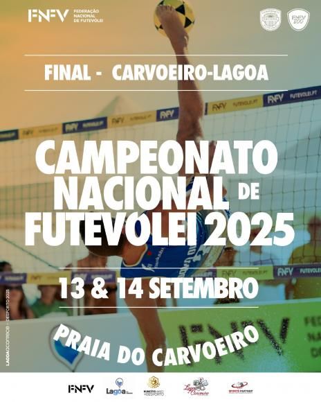 Final do Campeonato Nacional de Futev&oacute;lei 2025 na Praia do Carvoeiro