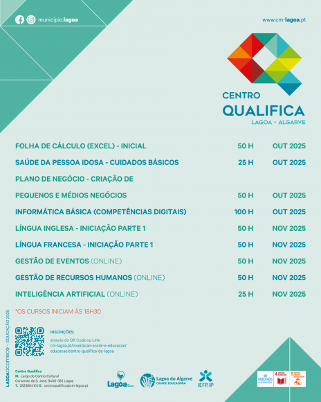 A&ccedil;&otilde;es de Forma&ccedil;&atilde;o no Centro Qualifica de Lagoa