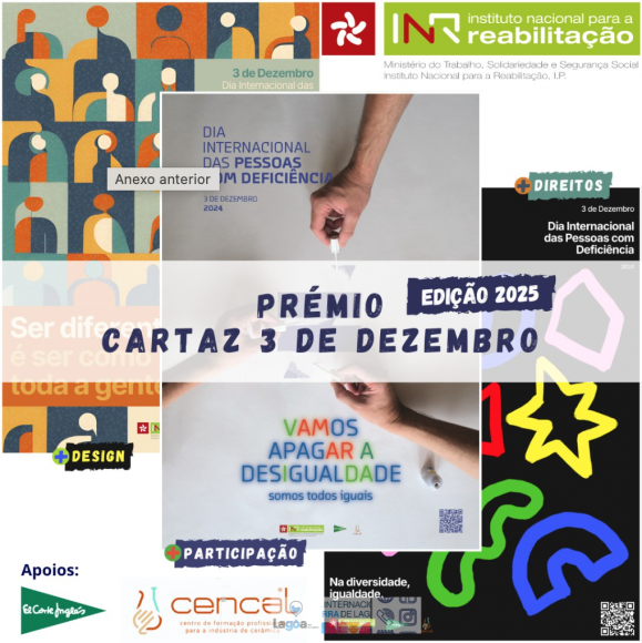 Pr&eacute;mio Cartaz 3 de Dezembro - Dia Internacional das Pessoas com Defici&ecirc;ncia