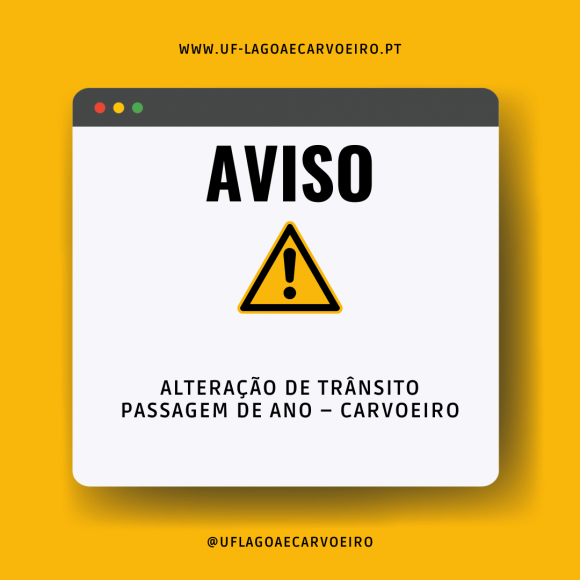 Altera&ccedil;&atilde;o de Tr&acirc;nsito | Passagem de Ano &ndash; Carvoeiro