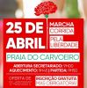 Marcha e Corrida pela Liberdade: Celebre o 25 de abril na Praia do Carvoeiro