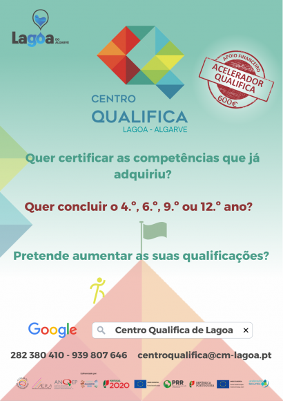 Sabe que pode concluir o 9.&ordm; ou o 12.&ordm; ano atrav&eacute;s do reconhecimento da sua experi&ecirc;ncia de vida?
