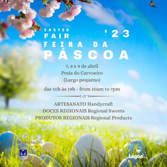 Feira de Páscoa na Praia do Carvoeiro Feira de Páscoa na Praia do Carvoeiro