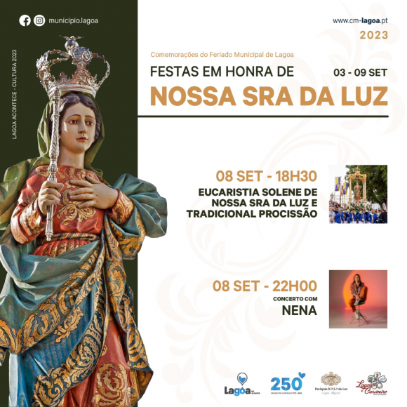 Festas em Honra de N&ordf; S&ordf; da Luz em Lagoa
