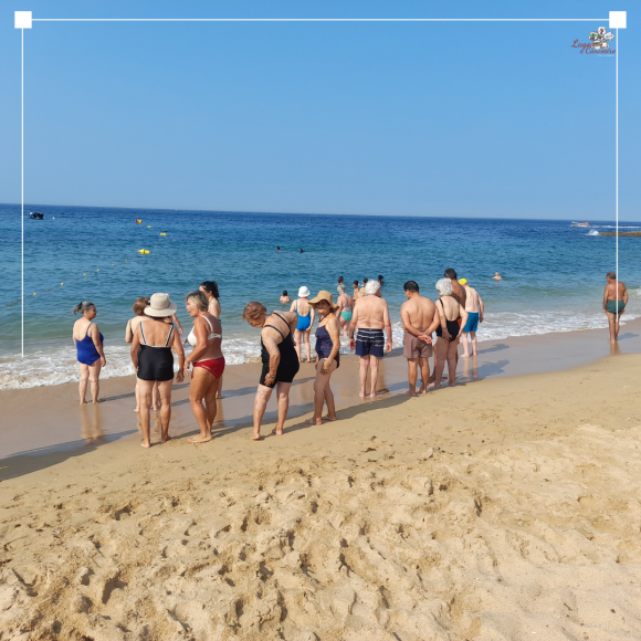 S&Eacute;NIORES DE LAGOA E CARVOEIRO V&Atilde;O A BANHOS &Agrave; PRAIA DO CARVOEIRO