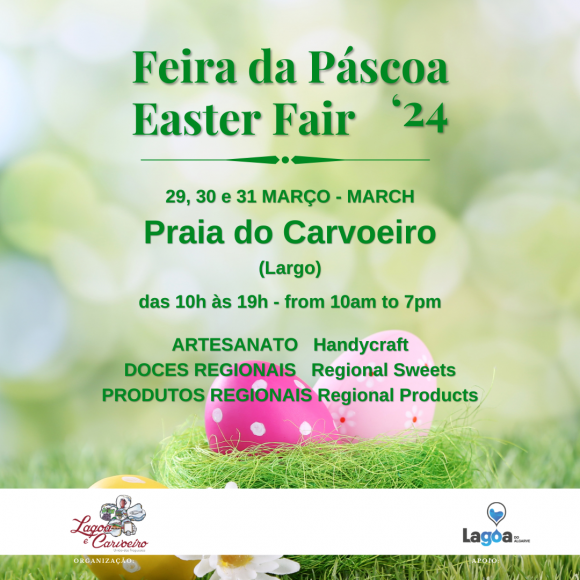Feira da Páscoa na Praia do Carvoeiro Feira da Páscoa na Praia do Carvoeiro
