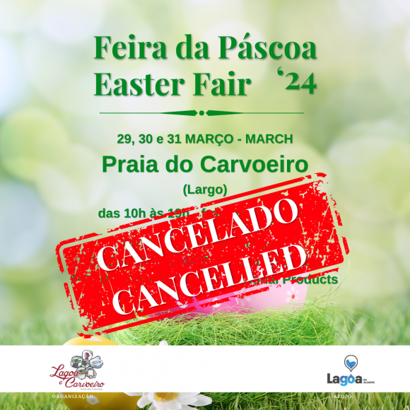 Feira de Páscoa 2024 Cancelada Feira de Páscoa 2024 Cancelada