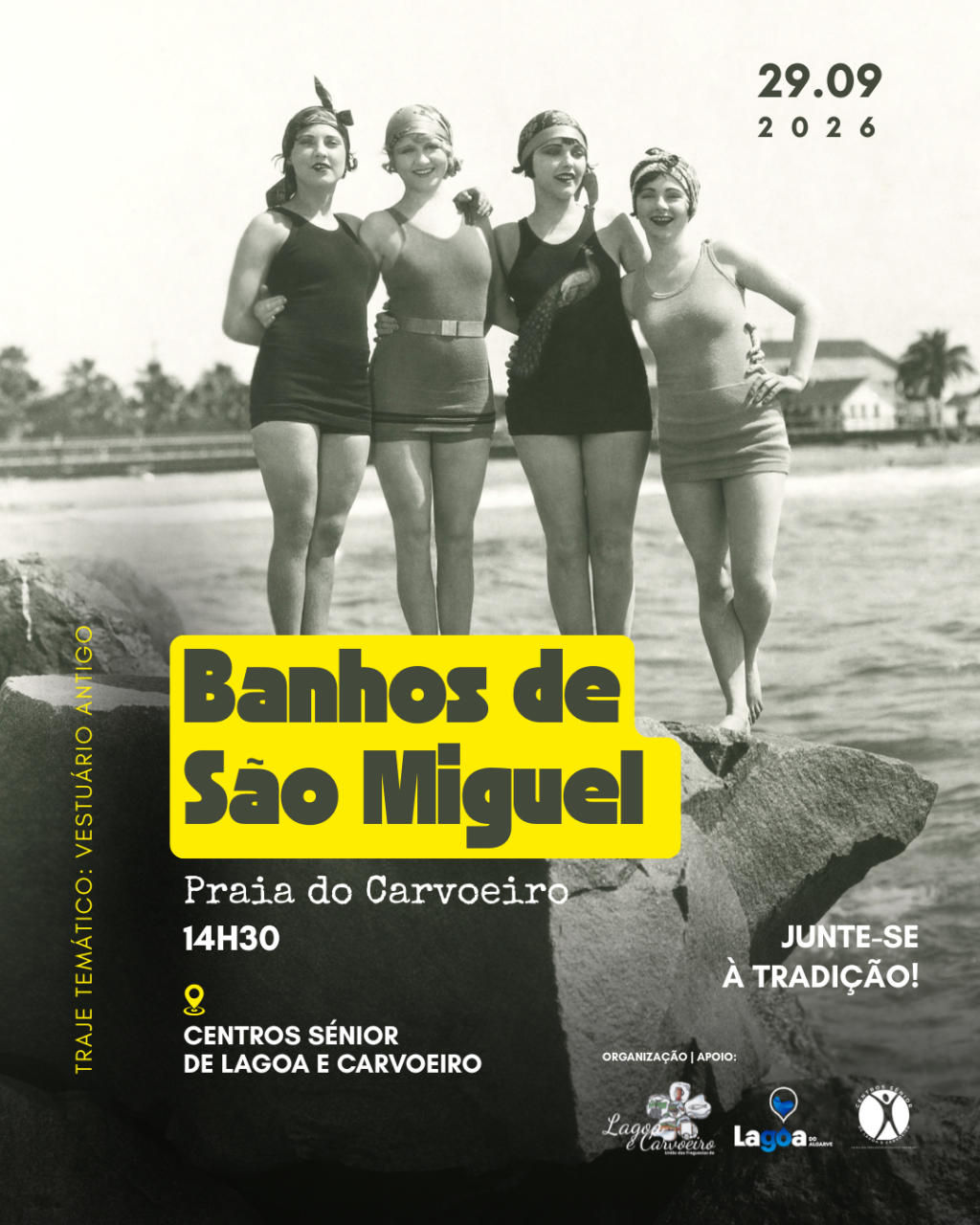 Banhos de S&atilde;o Miguel na Praia de Carvoeiro